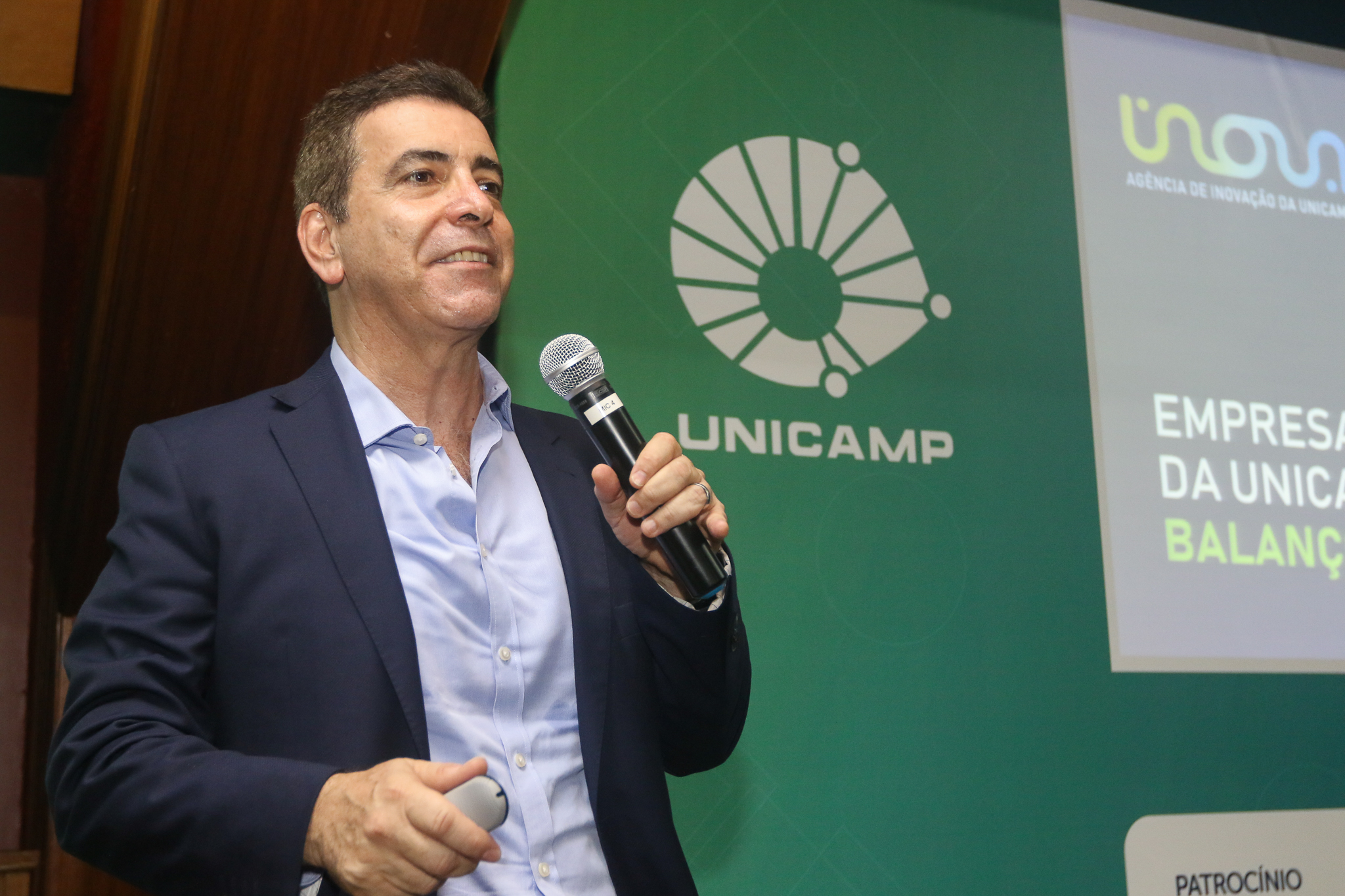 Prof. Newton Frateschi, diretor-executivo da Inova Unicamp, durante o 14º Encontro Unicamp Ventures