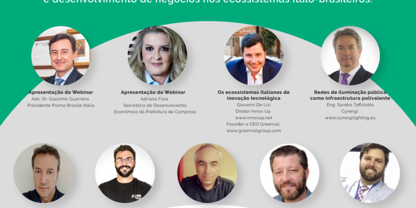 Webinar gratuito "Milão convida Campinas" sobre negócios e tecnologia