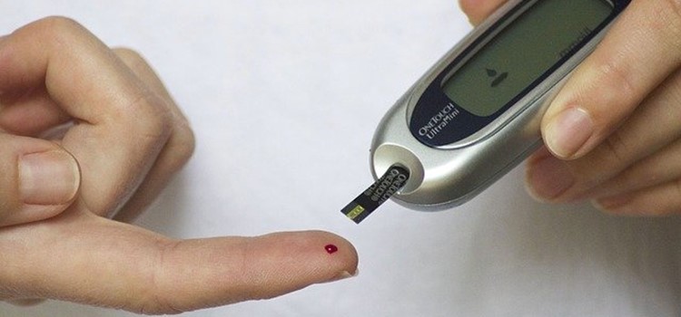 medição de glicemia para controle de diabetes